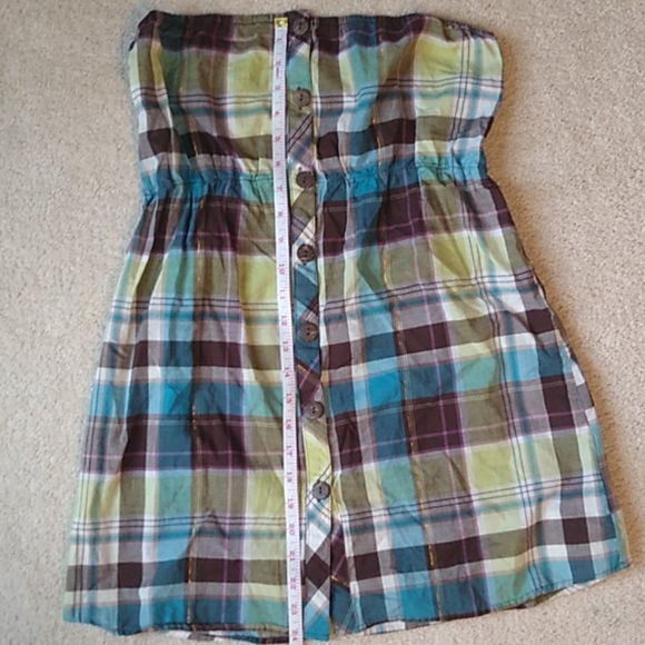 Strapless Button Down Top - Picture 5 of 6